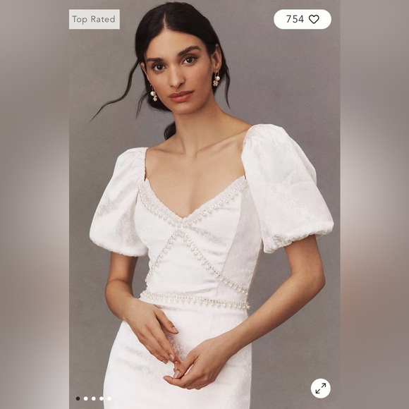 V. Chapman Cynthia Ruffle Midi Dress - Picture 2 of 4